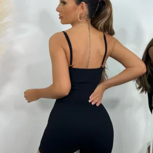 Online Alessia Shaping Romper - Black Women Rompers & Jumpsuits