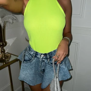 Online Flash Back Bodysuit - Neon Green Women Tops / Bodysuits