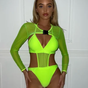 Best Green Light Swimsuit - Green Women Swimwear