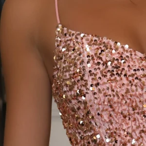 Store Harriet Premium Sequin Gown - Rose Gold Women Occasion Wear