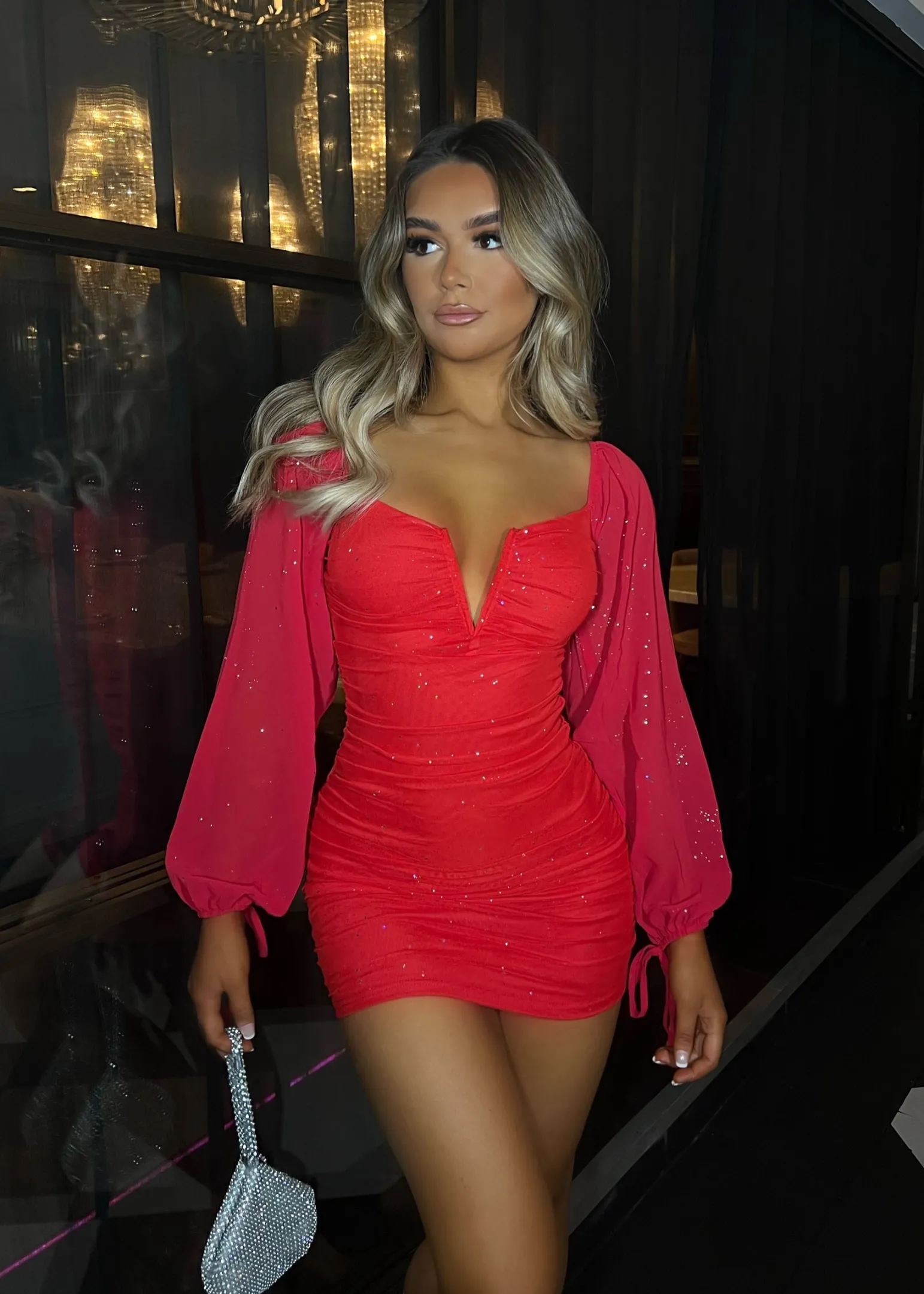 in_your_dreams_long_sleeve_bodycon_dress__red_2.webp New In Your Dreams Long Sleeve Bodycon Dress - Red Women Dresses