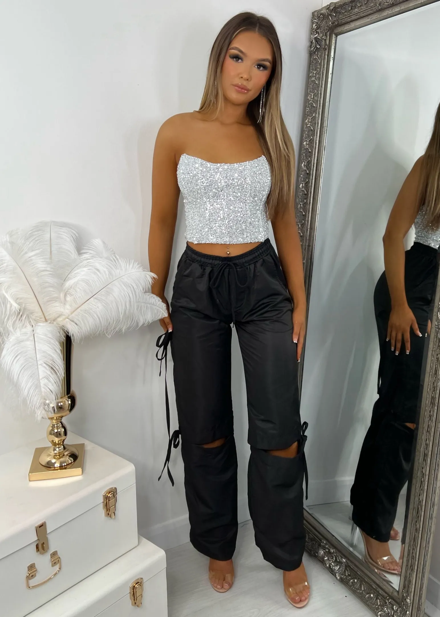 iona_cargo_trousers__black_0.webp Online Iona Cargo Trousers - Black Women Bottoms