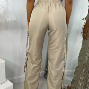 Fashion Iona Cargo Trousers - Sand Women Bottoms