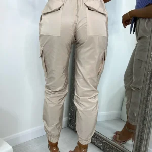 Sale Lucy Cargo Trousers - Stone Women Bottoms