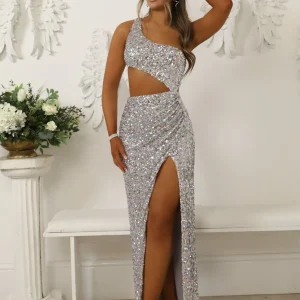 Discount Luna Cut Out Sequin Gown - Multi Women Dresses