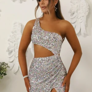 Discount Luna Cut Out Sequin Gown - Multi Women Dresses