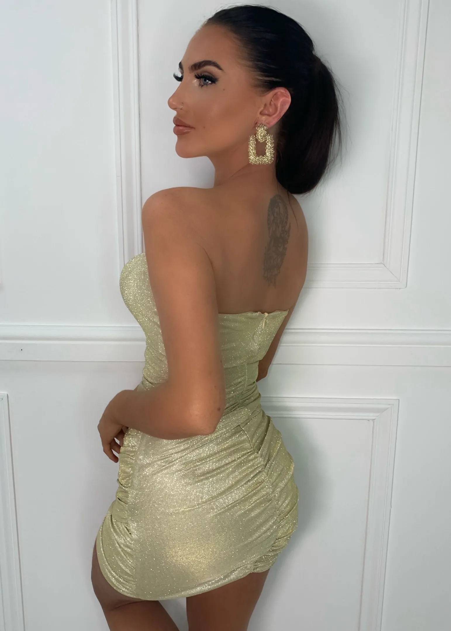 paris_glitter_mini_dress__gold_7.webp Flash Sale Paris Glitter Mini Dress - Gold Women Dresses