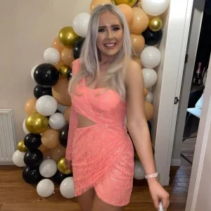 Discount Party In La Glitter Sequin Dress - Pink Women Dresses