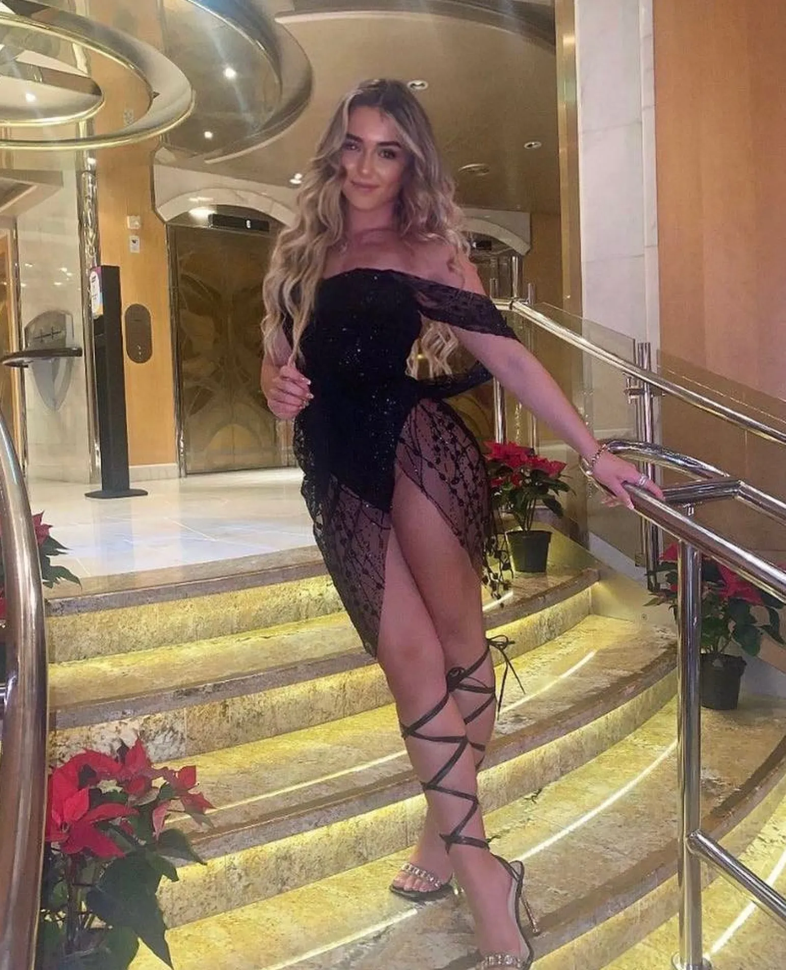 sparkle_delight_glitter_mesh_dress__black_12.webp Cheap Sparkle Delight Glitter Mesh Dress - Black Women Dresses