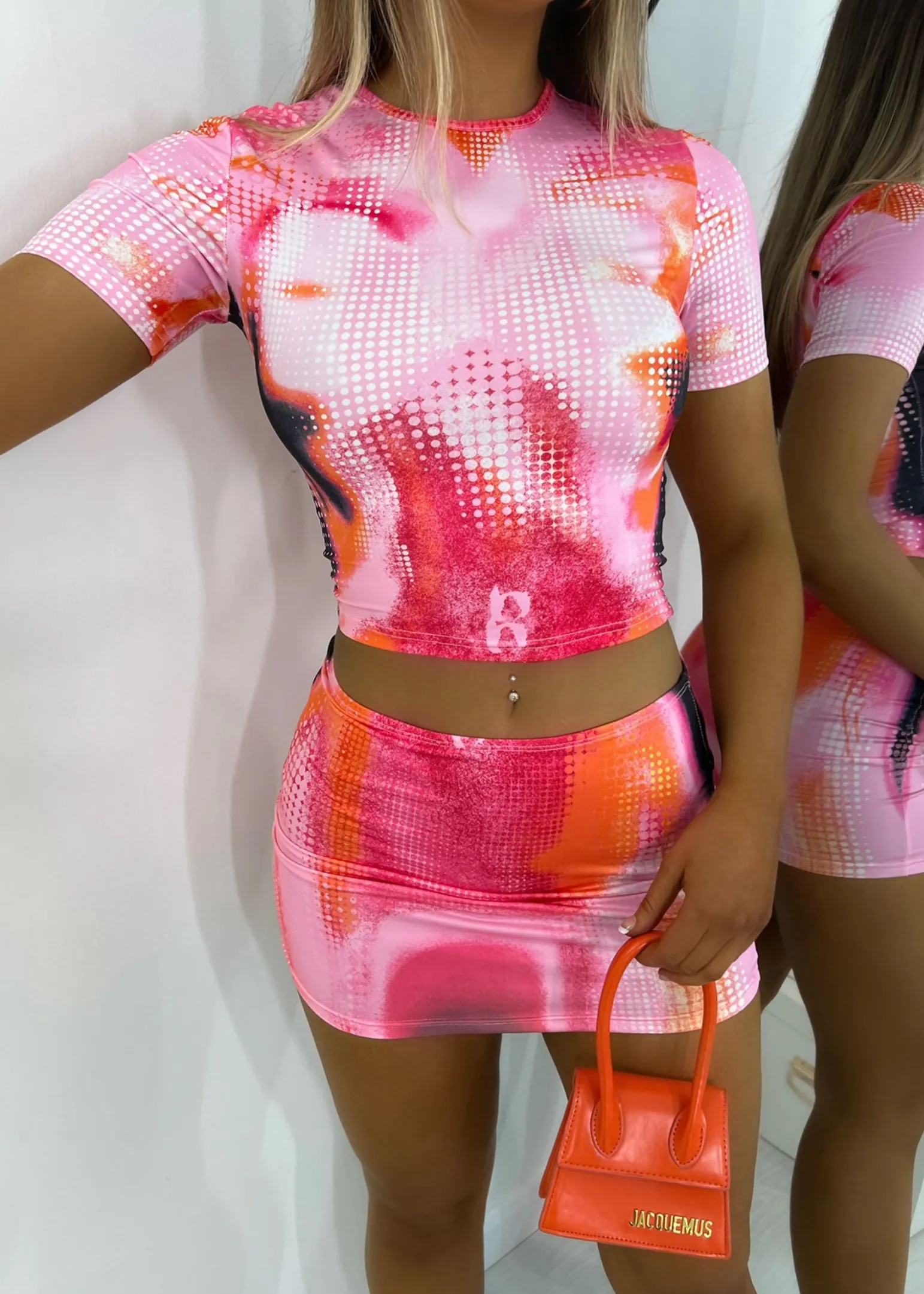the_night_is_young_two_piece__pink_multi_4.webp Outlet The Night Is Young Two Piece - Pink Multi Women Co-Ords